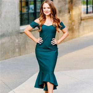 Formal Forest Green dress worn once